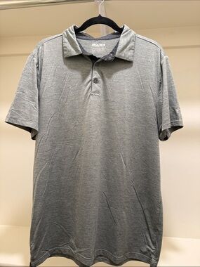 Men's Grey Performance Polo Shirt